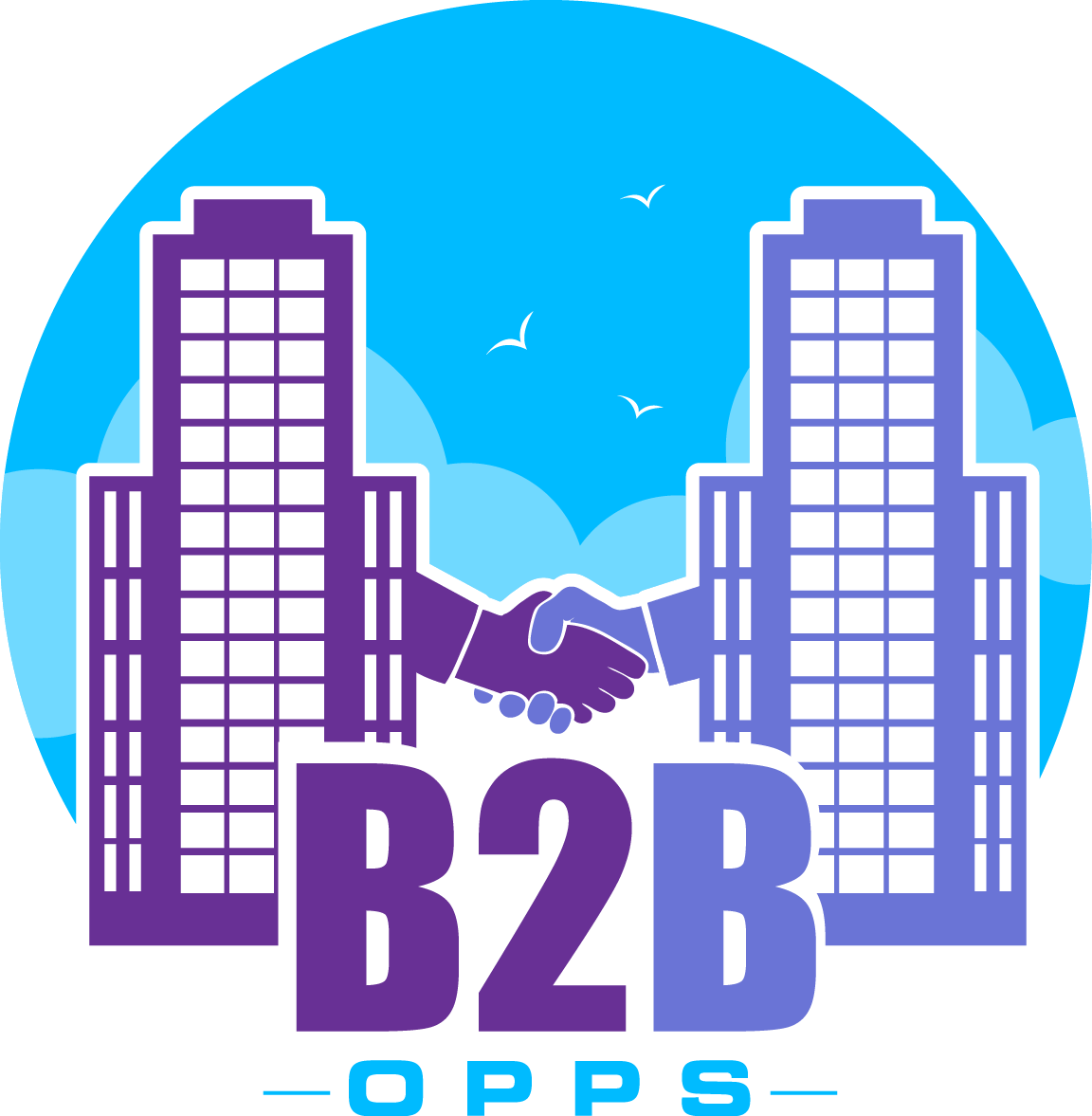 B2B Opps Logo for a platform for B2B companies in Canada